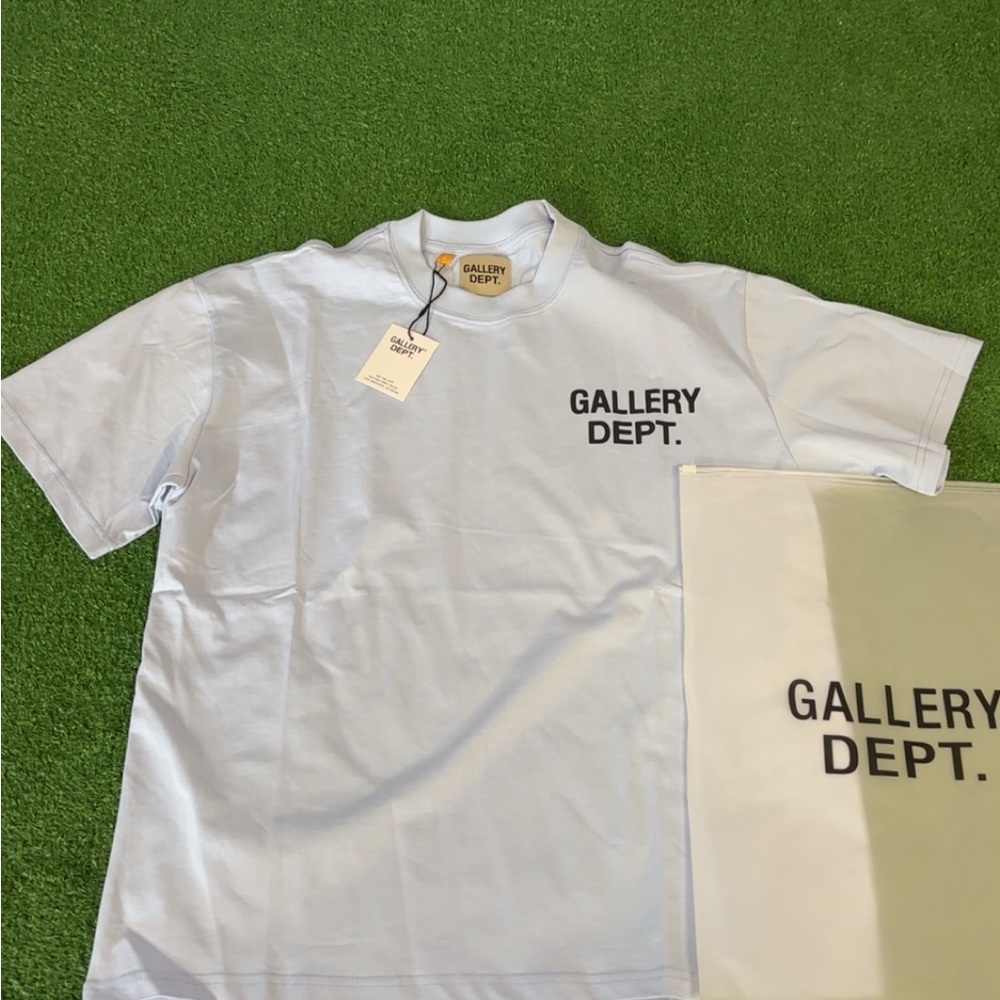 Gallery Dept Light Blue Men's T-Shirt